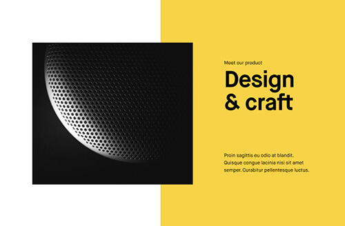 Semplice Blocks Example Design and Craft