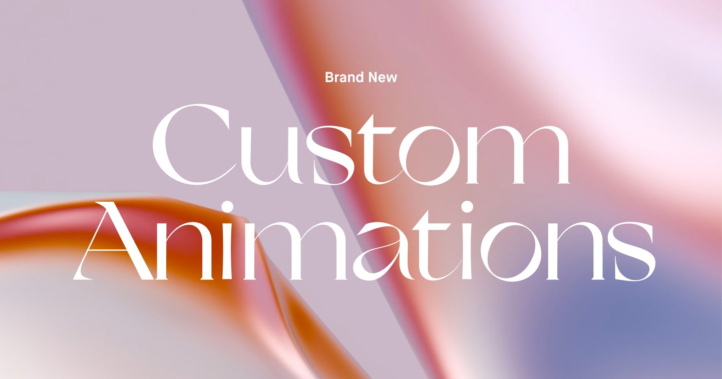 Semplice | Custom Animations